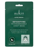 SUPER GREENS DETOXIFYING BIODEGRADABLE SHEET MASK