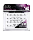 ARDELL DOUBLE UP KNOT FREE DOUBLE FLARES LASHES SHORT BLACK