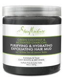 GREEN COCONUT AND ACTIVATED CHARCOAL PURIFYING AND HYDRATING EXFOLIATING HAIR MUD