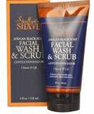 SHAVE AFRICAN BLACK SOAP FACIAL WASH AND SCRUB