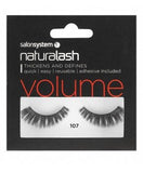 NATURALASH 107 BLACK VOLUME FAKE EYELASHES