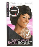 MAGIC COLLECTION BREATHABLE SATIN BONNET 2061BLA