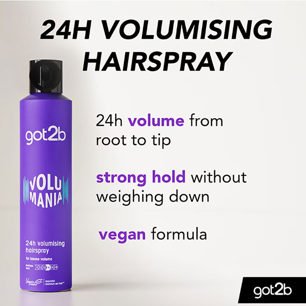 Schwarzkopf Got2b Volumania 24H Volumising Spray 300 ml – Root-to-Tip Volume