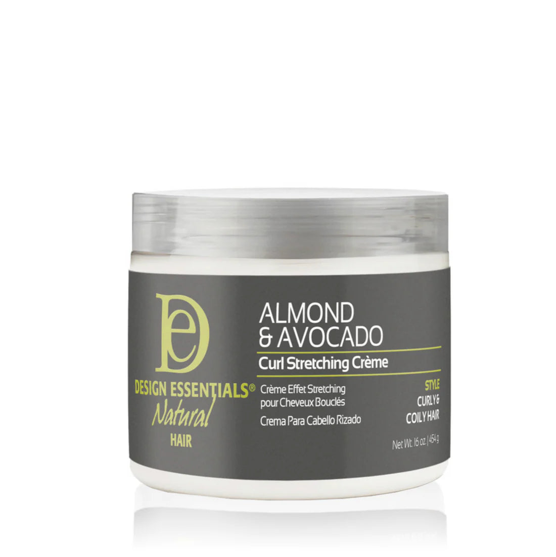 Design Essentials Almond & Avocado Curl Stretching Cream – Elongates & Defines Natural Curls