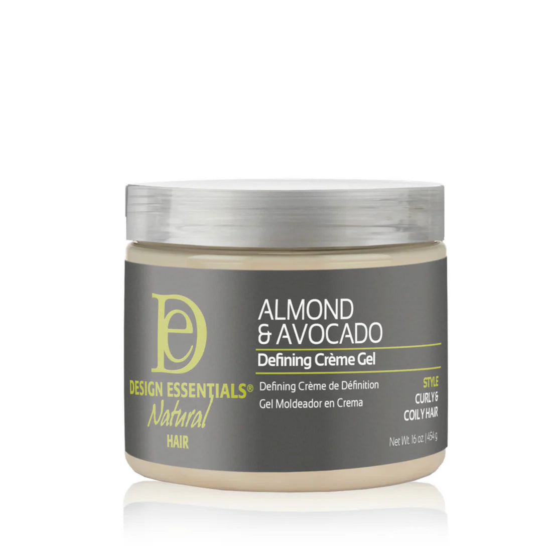 Design Essentials Almond & Avocado Defining Crème Gel – Moisture & Long-Lasting Curl Definition