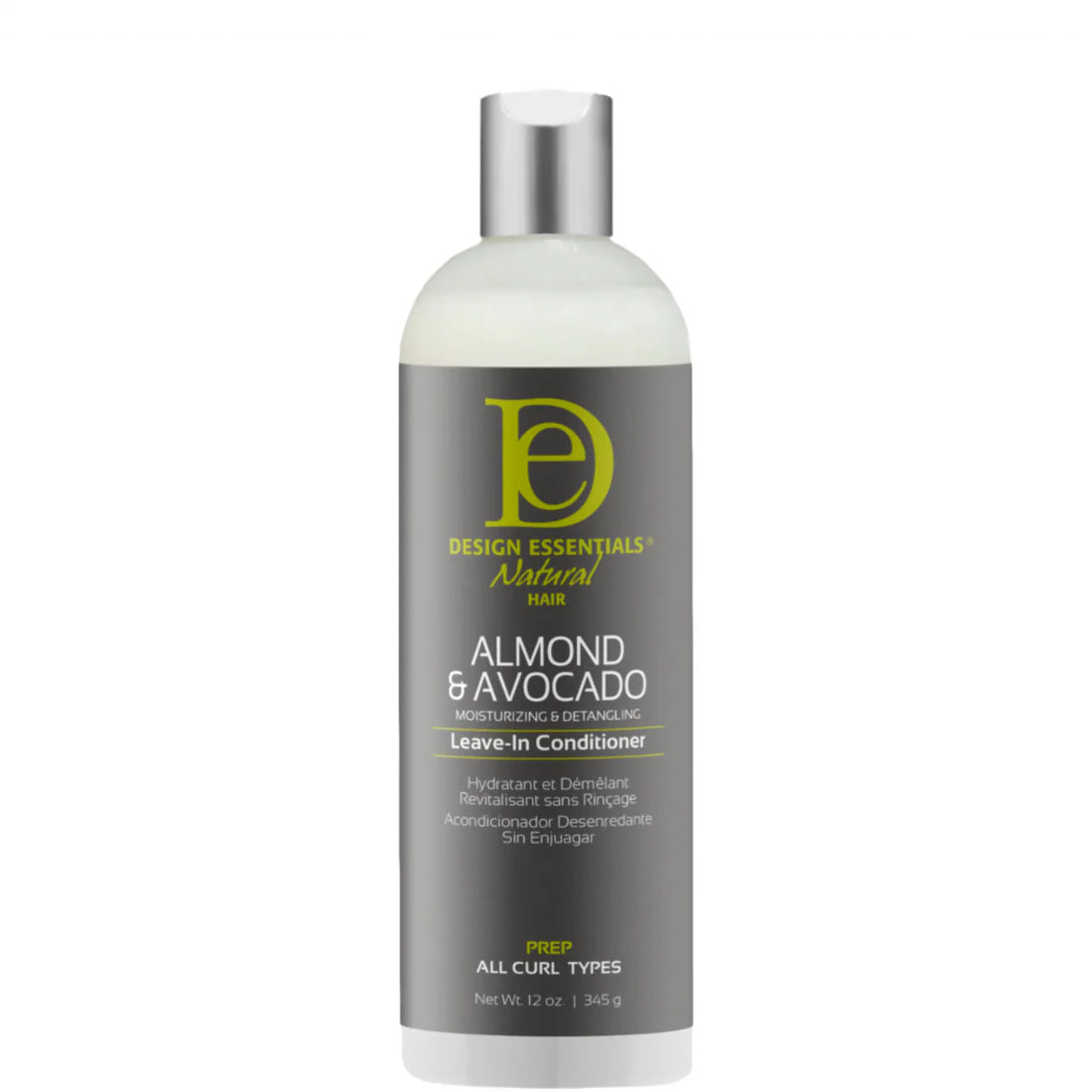 Design Essentials Almond & Avocado Moisturizing & Detangling Leave-In Conditioner – Moisture & Strength Formula