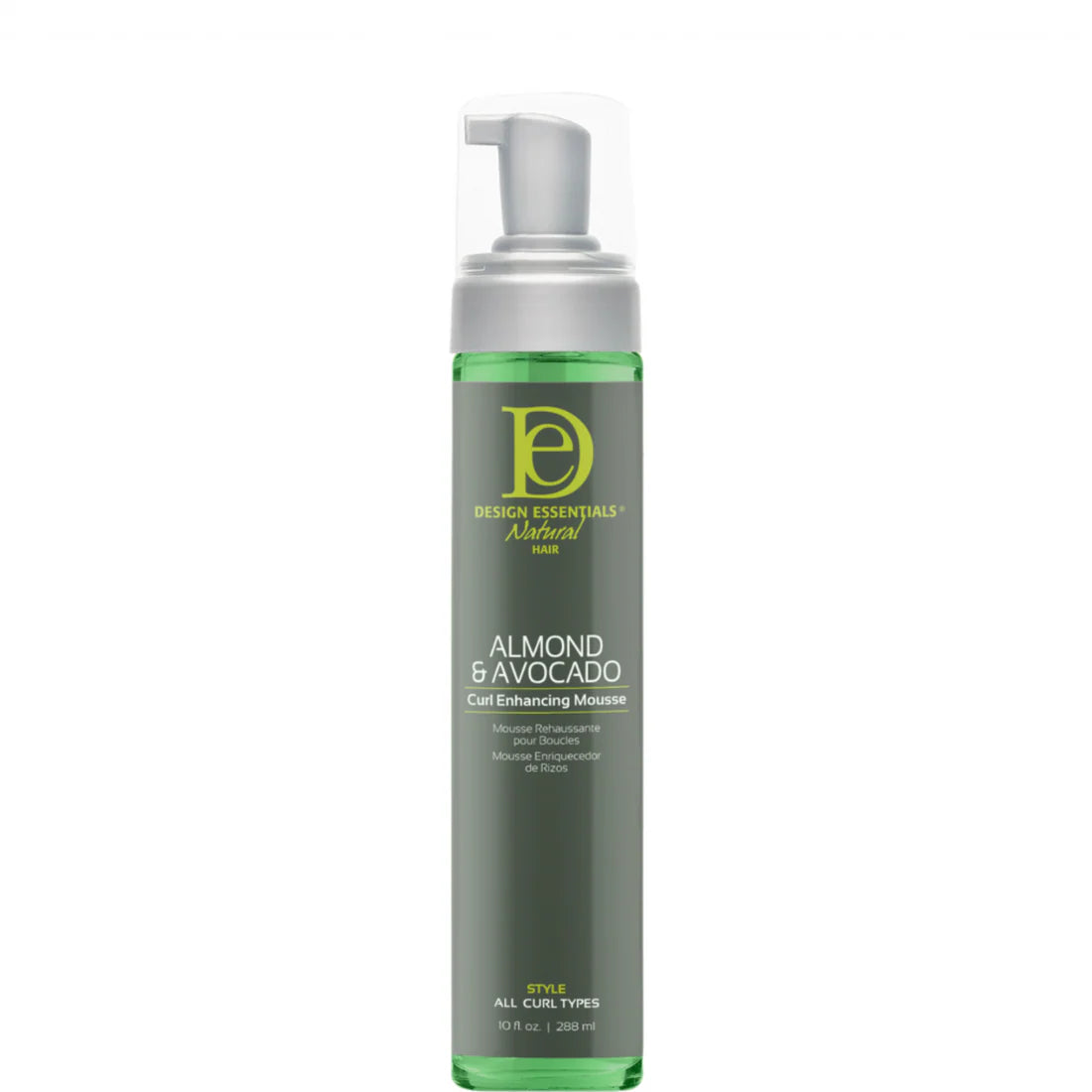 Design Essentials Almond & Avocado Curl Enhancing Mousse – Lightweight Definition & Frizz Control