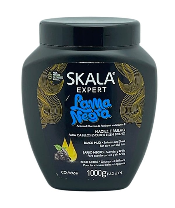 Skala Expert Lama Negra Hair Treatment Cream 1000g – Detoxifying Black Clay Shine Care