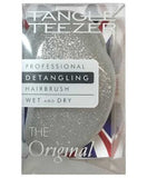 WET AND DRY DETANGLING HAIRBRUSH WHITE SPARKLE