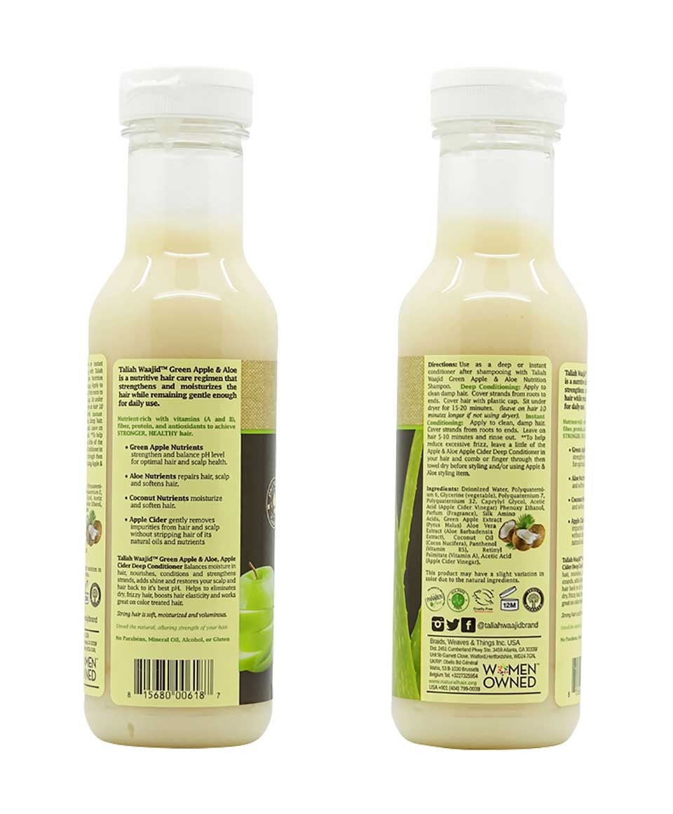 Green Apple and Aloe Apple Cider Deep Conditioner 355 ml – Taliah Waajid