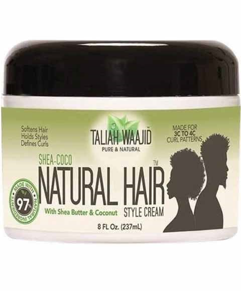 Taliah Waajid Shea Coco Natural Hair Style Cream 237 ml – Curl Definition & Frizz Control