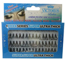 Victorus Knot Free 4XXX Medium Super Ultra Thick Black Lashes