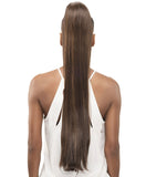 Sassy And Classy Drawstring Syn Straight Ponytail Pocket Bun PB181 V