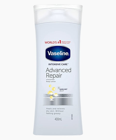Vaseline Intensive Care Advanced Repair Unscented Body Lotion 200 ml – Deep Moisture for Very Dry Skin