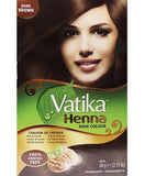 VATIKA HENNA PERMANENT HAIR COLOR DARK BROWN