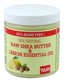 RAW SHEA BUTTER WITH LEMON ESSENTIAL OIL