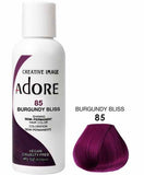 ADORE SHINING SEMI PERMANENT HAIR COLOR BURGUNDY BLISS - My Hair And beauty