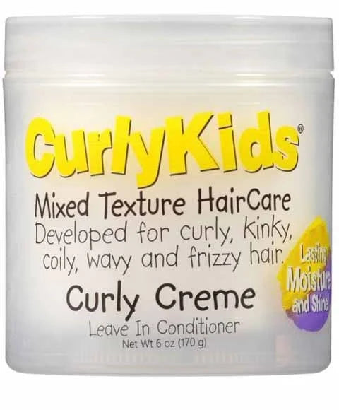 Curly Kids Curly Crème Leave-In Conditioner 170 g – Moisture, Shine & Manageability