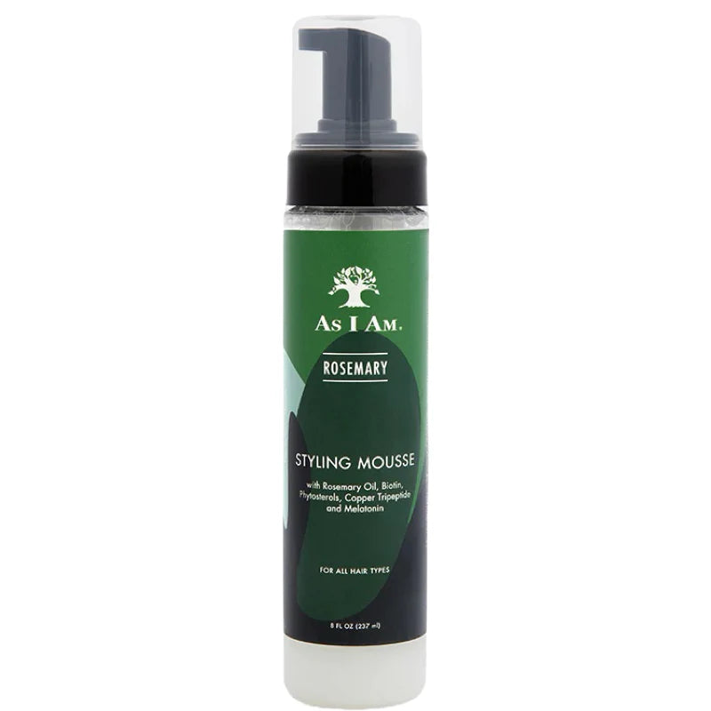 As I Am Rosemary Mousse – Strengthening Styling Foam for Defined Curls