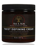 AS I AM TWIST DEFINING CREAMAs I Am Twist Defining Cream. Twist in High Def! Take the Coils &amp; Curls that Nature Gave You to the Max! Shiny smoothness, (and lots of it), is what you ll get wAs I AmCosmats
