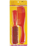 MAGIC COLLECTION COMB AND BRUSH COMBO 2454