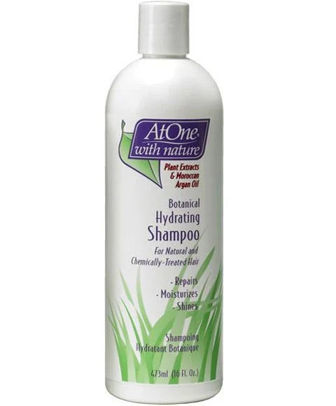 AtOne Botanical Hydrating Shampoo 473 ml – Plant Extracts & Moroccan Argan Oil
