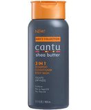 CANTU MEN SHEA BUTTER 3IN1 SHAMPOO CONDITIONER BODY WASH - My Hair And beauty