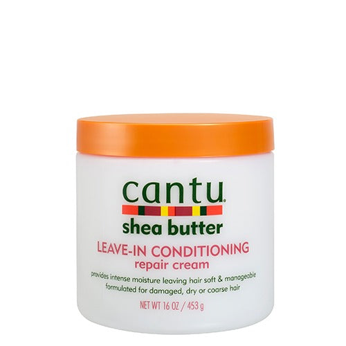 Cantu Shea Butter Leave-In Conditioning Repair Cream 453g – Intensive Moisture & Split End Repair