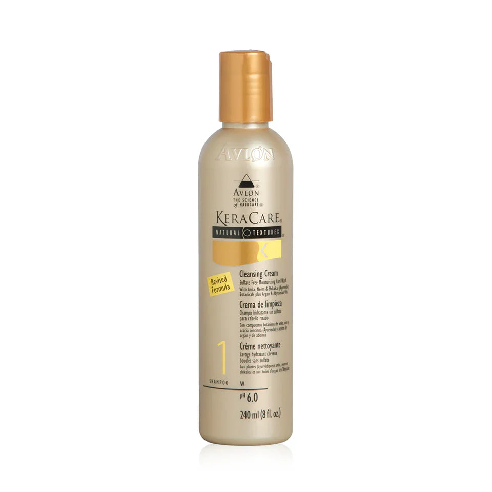 Avlon KeraCare Natural Textures Cleansing Cream – Sulfate-Free Moisturizing Hair Cleanser