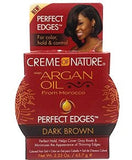 ARGAN OIL PERFECT EDGES DARK BROWN GEL