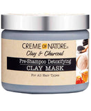 CLAY AND CHARCOAL PRE SHAMPOO DETOXIFYING CLAY MASK - My Hair And beauty