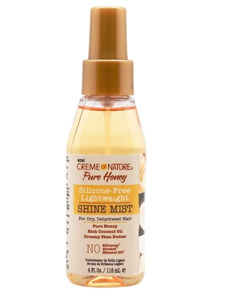 Creme of Nature Pure Honey Shine Mist 118 ml – Lightweight Shine & Humidity Control