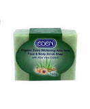 EDEN ORGANIC EXTRA WHITENING ALOE VERA FACE AND BODY SCRUB SOAP