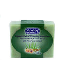 EDEN ORGANIC EXTRA WHITENING ALOE VERA FACE AND BODY SCRUB SOAP - My Hair And beauty