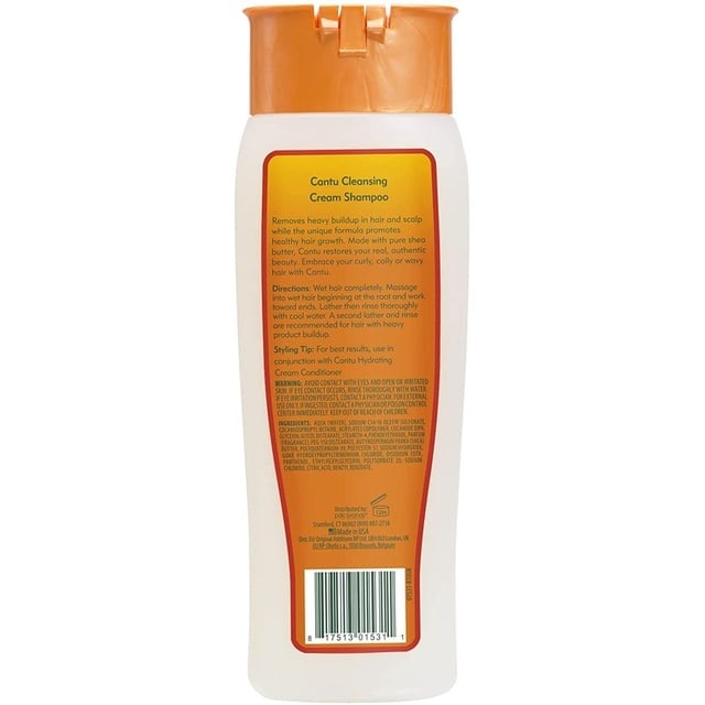 Cantu Shea Butter Sulfate-Free Cleansing Cream Shampoo 400 ml – Gentle Cleanse & Breakage Protection