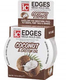 EDGES MEGA HOLD GEL COCONUT AND CASTOR OIL