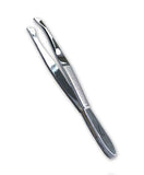 Chrome Angled Tweezers 202 08