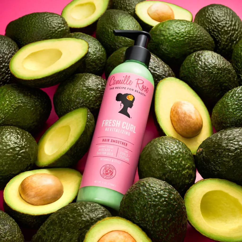 Camille Rose Fresh Curl Revitalizing Hair Smoother 240ml – Avocado and Castor Oil