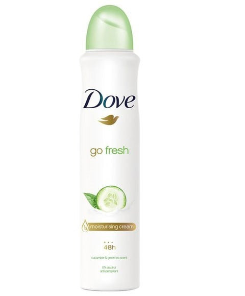Dove Go Fresh Anti-Perspirant Spray 250 ml – Cucumber & Green Tea