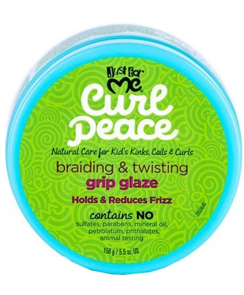 Curl Peace Braiding & Twisting Grip Glaze 156 g – Hold & Frizz Control for Kids