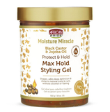 African Pride Moisture Miracle Max Hold Styling Hair Gel 18 oz