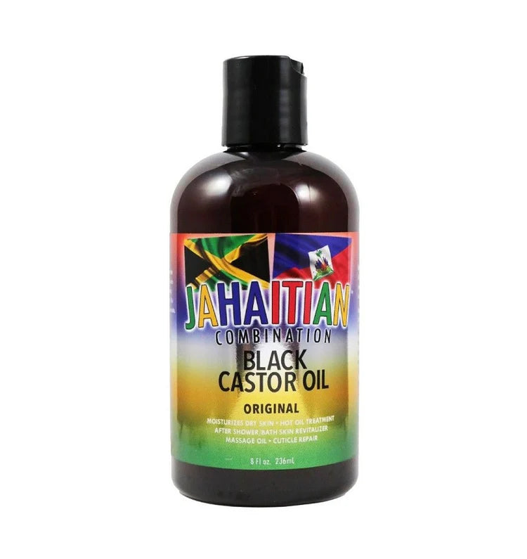 Jahaitian Combination Black Castor Oil Original 236ml – Multi-Purpose Hair & Skin Moisturising Oil