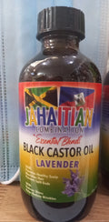 Jahaitian Combination Black Castor Oil Lavender 118ml – Hair & Skin Soothing Essential Blend