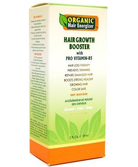 Organic Hair Energizer Hair Growth Booster 59 / 177 ml – Pro Vitamin B5 Hair Loss Therapy