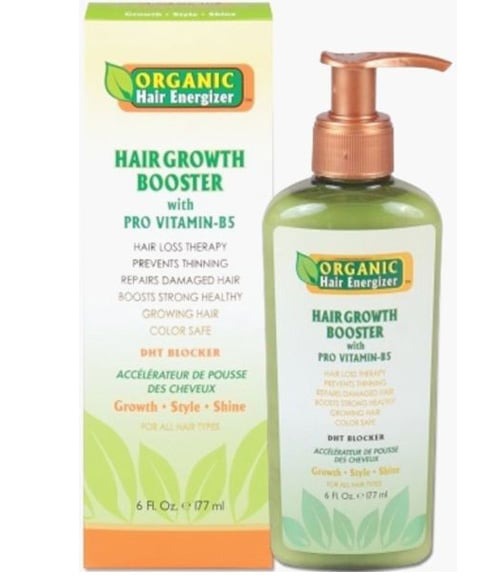 Organic Hair Energizer Hair Growth Booster 59 / 177 ml – Pro Vitamin B5 Hair Loss Therapy