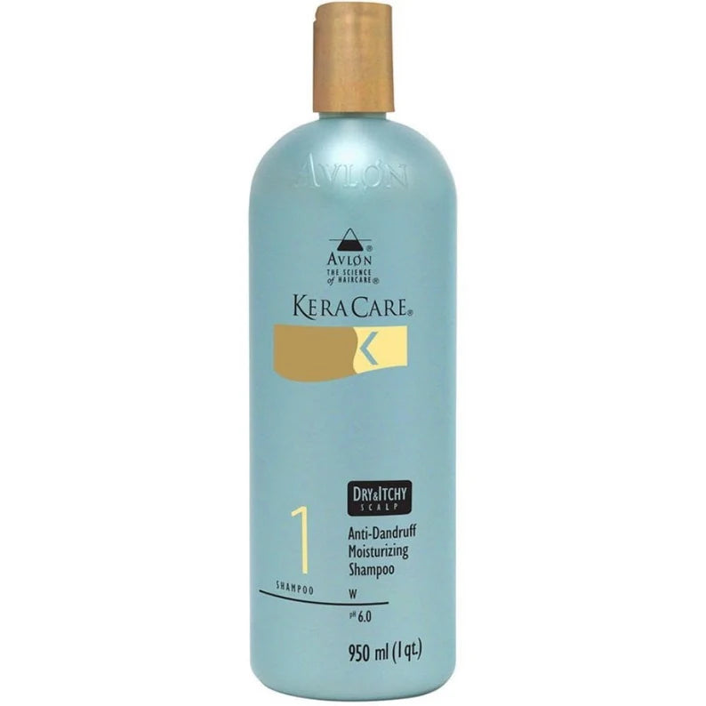 KeraCare Dry & Itchy Scalp Anti-Dandruff Moisturizing Shampoo – Soothing Sulfate-Free Shampoo for Dandruff,