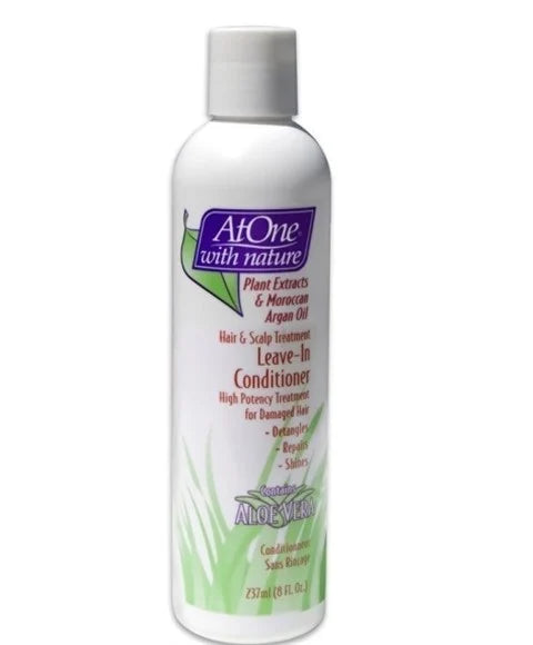 AtOne Hair & Scalp Leave-In Conditioner 237 ML – Plant Extracts & Moroccan Argan Oil