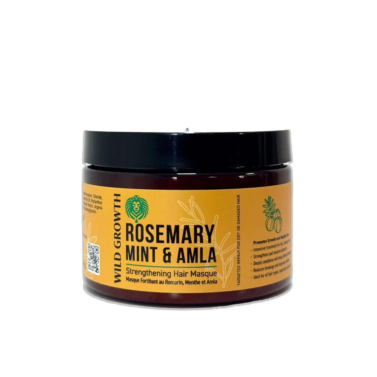 Wild Growth Rosemary Mint & Amla Strengthening Mask