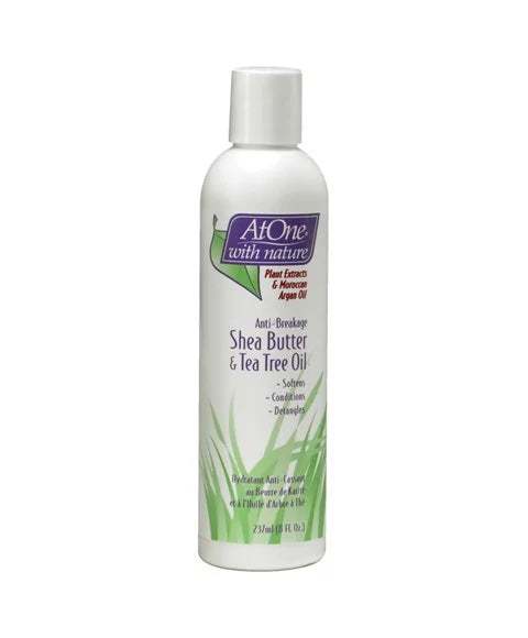 AtOne Anti-Breakage Shea Butter & Tea Tree Oil Moisturizer 237 ml – Daily Hair Treatment
