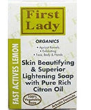 FIRST LADY ORGANICS FAST ACTIVES LEMON SOAP